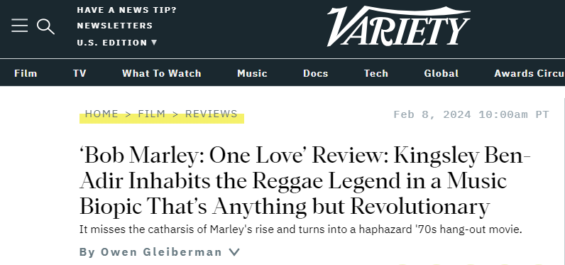 Bob Marley: One Love