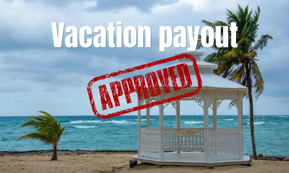 Vacation Leave payout Jamaica
